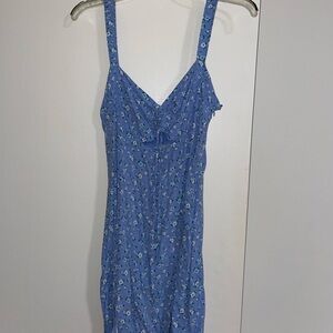Aeropostale Light Blue Floral Mini Dress